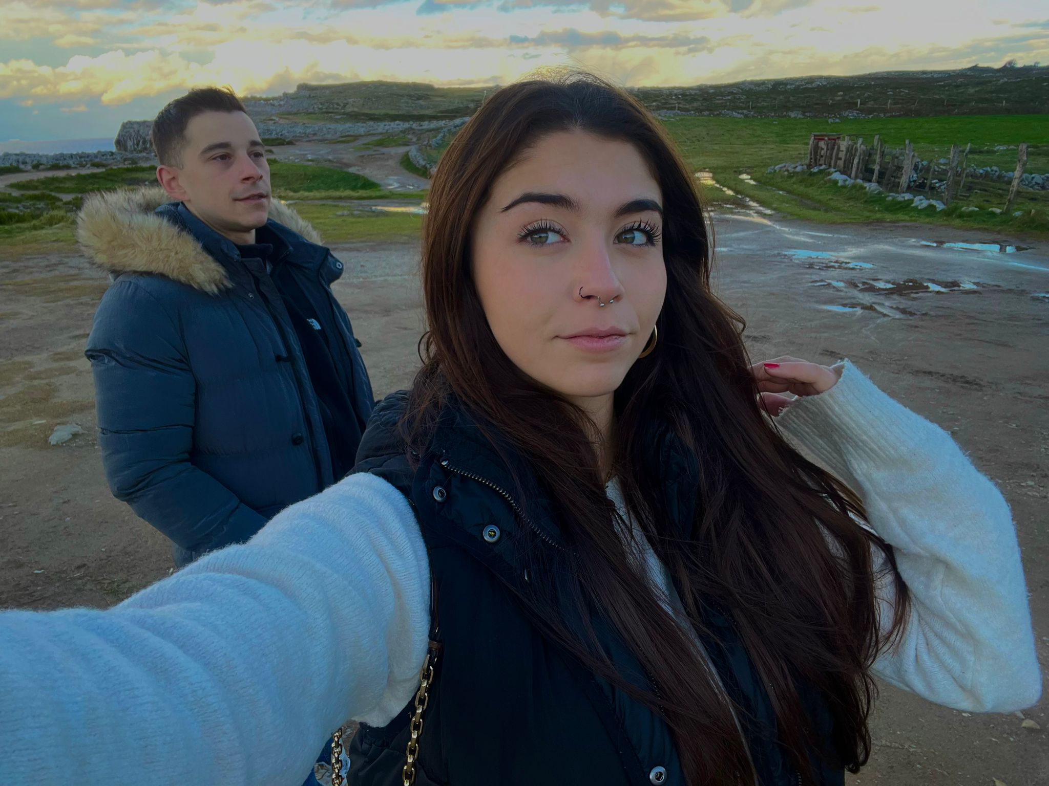 Andrea y David juntos